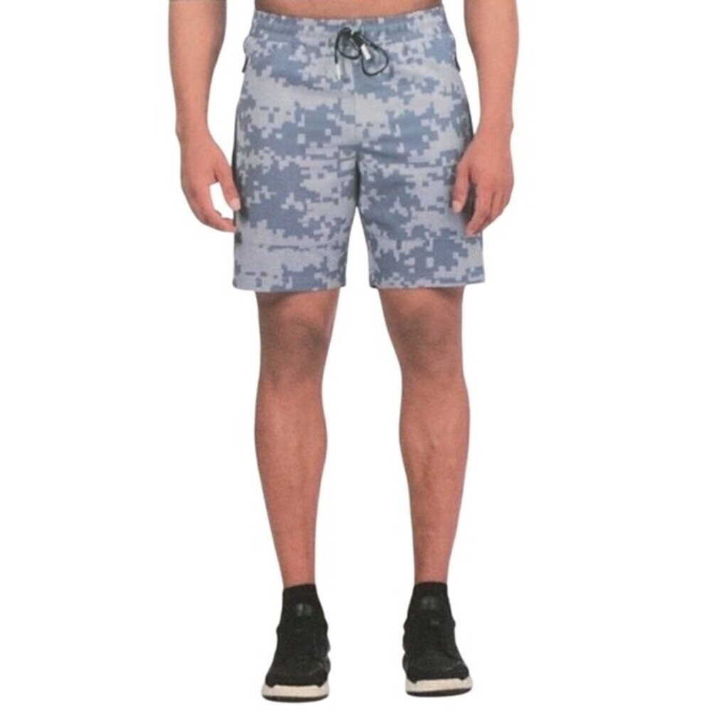 Spyder Active Shorts Mens XL Grey Blue Digital‎ Camo New Performance Gym SPM511U